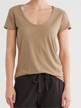 STANDARD JAMES PERSE Deep V Neck Tee